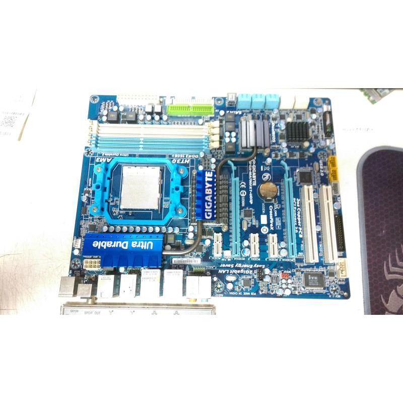 技嘉 GA-MA790FXT-UD5P/AM3/DDR3/SATA3 主機板+擋板 二手良品 $550元