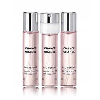 【香水專賣 實體店】CHANEL Chanc 香奈兒 粉紅甜蜜 女性淡香水 (20ML*3) / 150ML