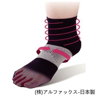 護具 護套 護襪 - 足襪護具 扁平足適用 日本製 [ALphax]