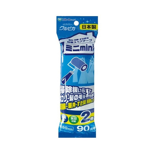 日本Life-do滾筒黏毛紙-迷你型(2入/90周卷)LD-303 小滾筒刷 補充包 小型滾筒刷 221452