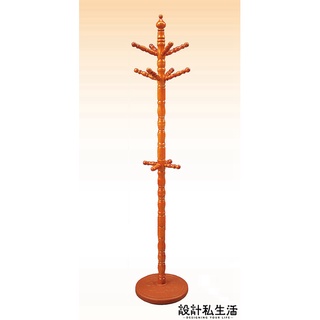 【設計私生活】柚木色豪華 吊衣架/衣帽架/吊衣桿/掛衣架(部份地區免運費)120V高雄
