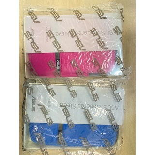 便宜出售 全新asus zippered sleeve全新粉色/水藍色 平板包