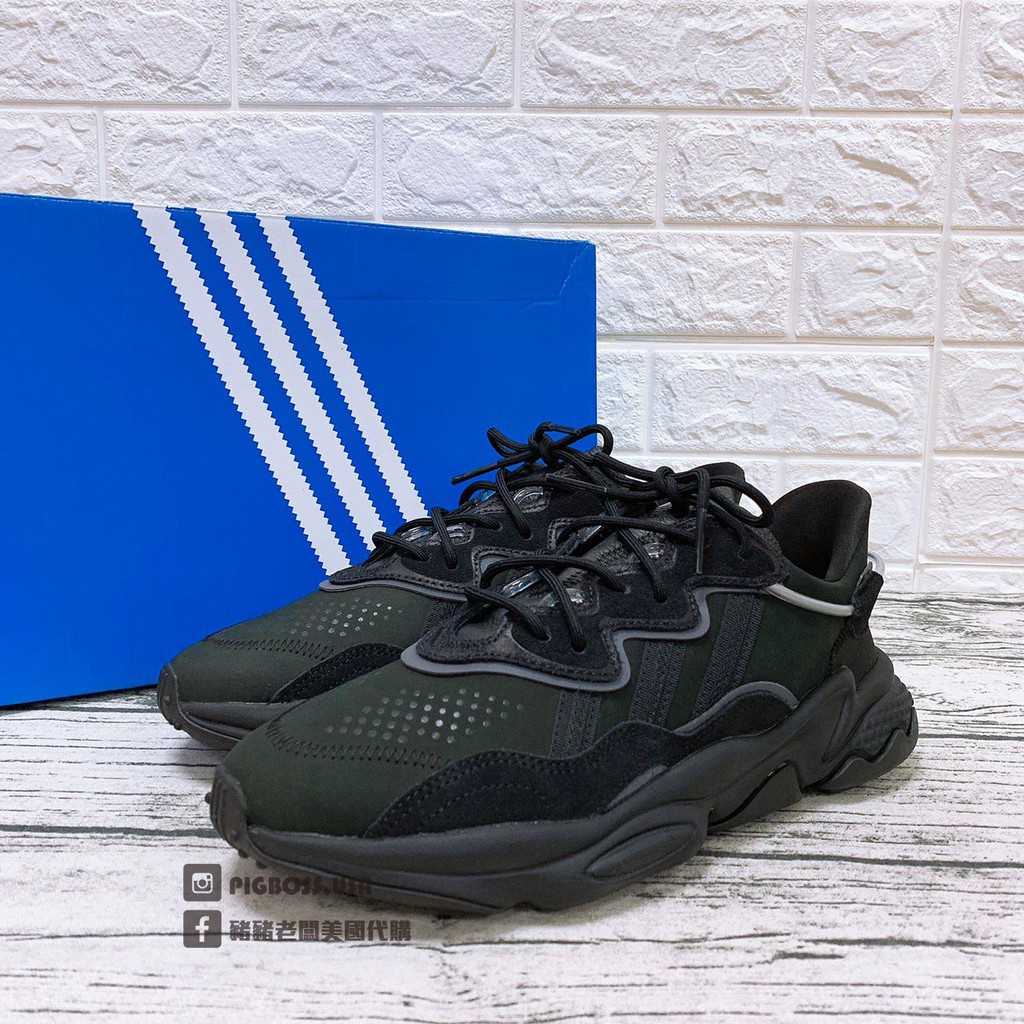 【豬豬老闆】ADIDAS ORIGINALS OZWEEGO 全黑 反光 復古 休閒 運動 老爹鞋 男鞋 EG8735