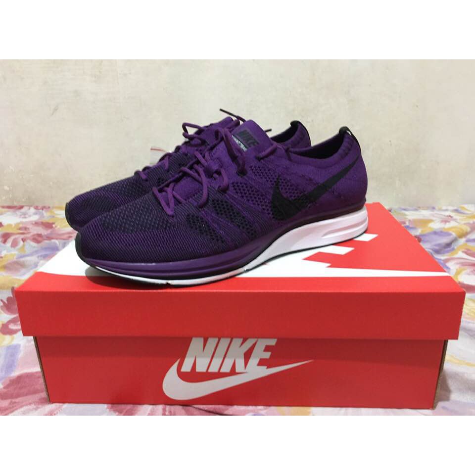 全新 Nike Flyknit Trainer Night Purple 紫色 飛線 編織 US9.5 (27.5cm)