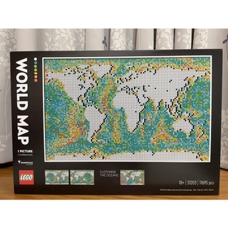 【椅比呀呀|已售完】LEGO 樂高 31203 ART系列 世界地圖 World Map 絕版