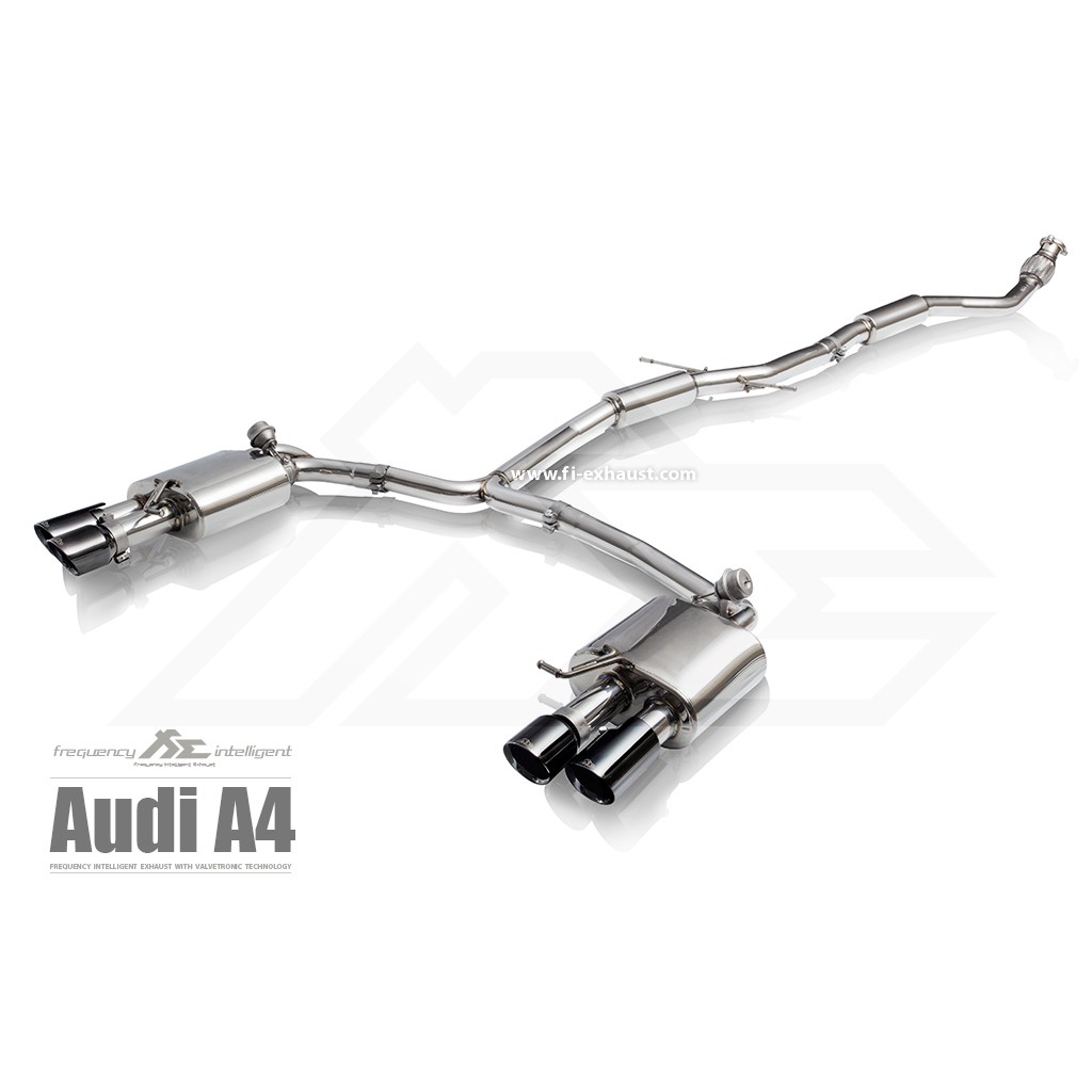 【YGAUTO】FI AUDI A4 B8 2.0TFSi 2008+ 中尾段閥門排氣管 全新升級 底盤