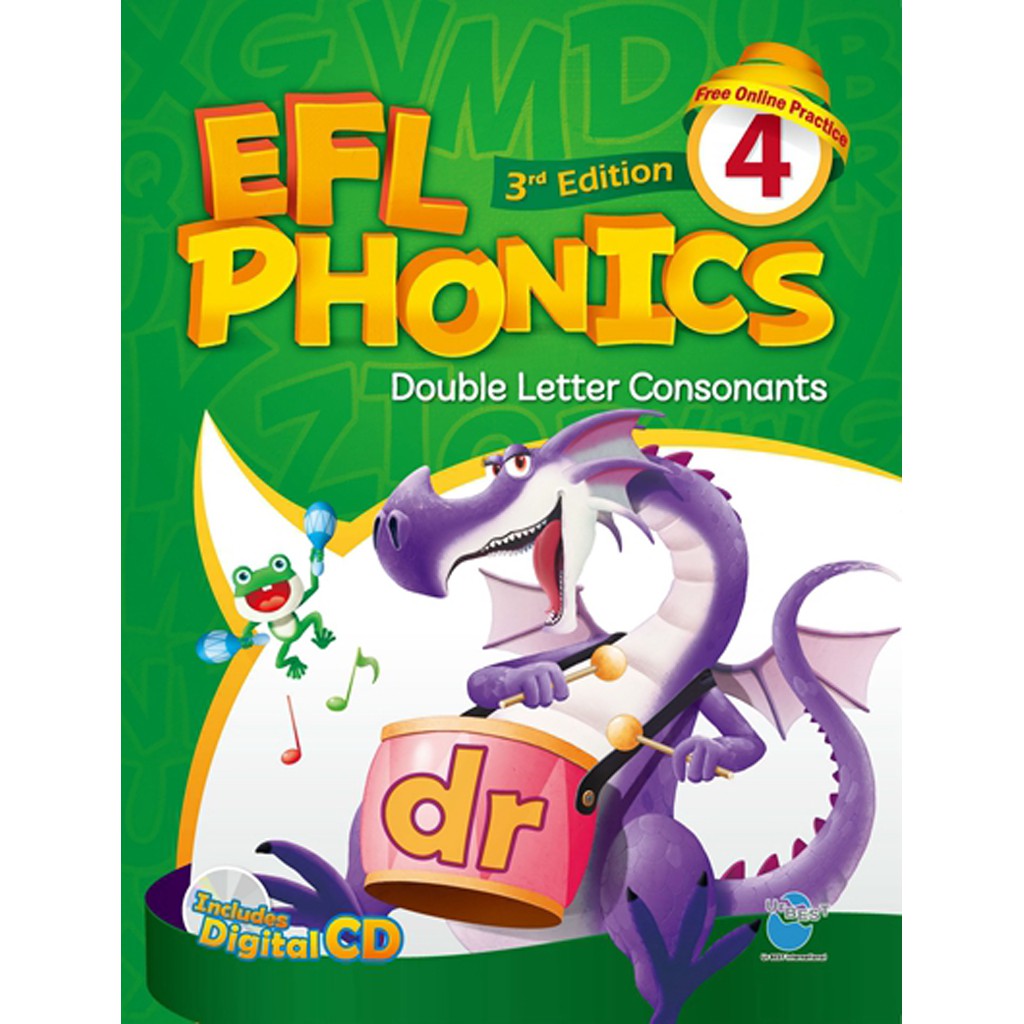 New EFL Phonics 3/e 4 (SB 含 WB, CD, CD Digital CD)/Jay Yang 文鶴書店 Crane Publishing