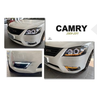 小傑車燈精品--全新 豐田 TOYOTA CAMRY 6.5代 09 10 11 年 獠牙 DRL 霧燈框 日行燈
