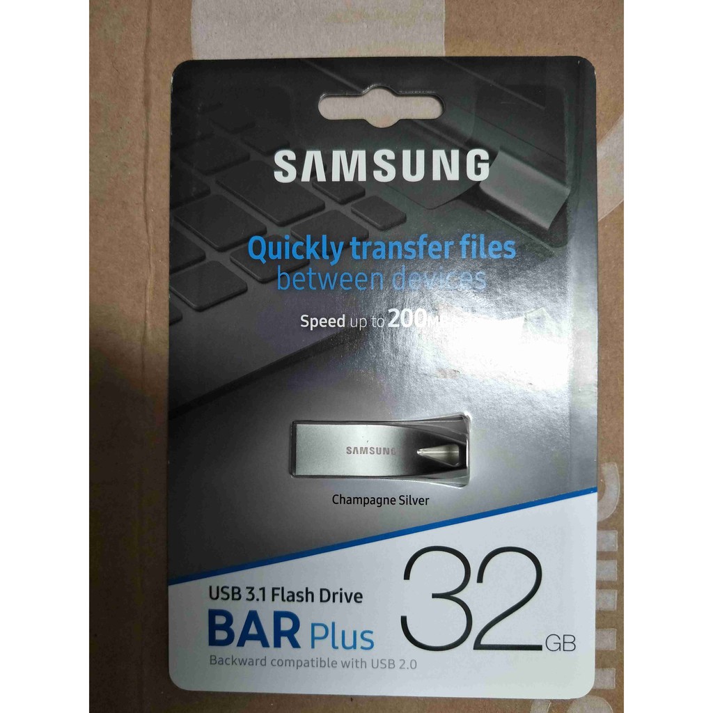 原裝三星電子 BAR Plus 32GB / USB 3.1 삼성전자 정품 G-5368