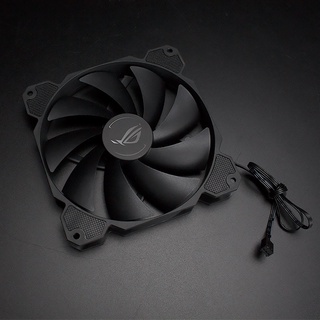 ASUS ROG GX601機殼拆下 防靜電袋包裝 全新14cm風扇 3pin 黑色電腦散熱風扇 Rog風扇