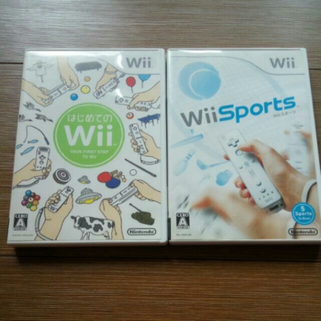 Wii Sport 及入門小遊戲 (兩片)