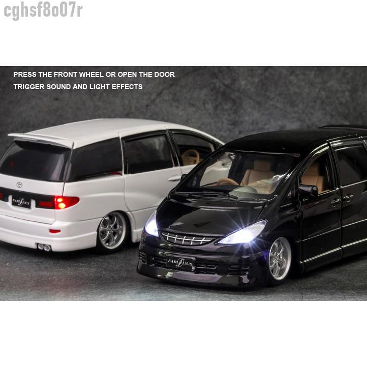 合金模型 TOYOTA PREVIA FABULOUS ESTIMA 豐田 普利維亞 空力套件 大包 MPV 模型車 有