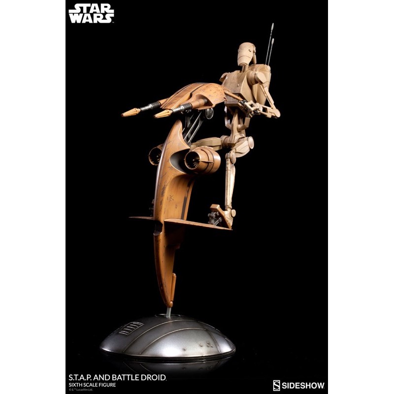 Sideshow Star Wars S.T.A.P and Battle Droid Statue 1:6 Scale