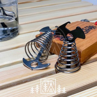 【露啦】不鏽鋼彈簧魚骨釘 加長版 多功能魚骨釘 螺絲刀 六角螺旋栓 臺灣現貨 帳篷 木棧板神器 露營必備 帳篷魚