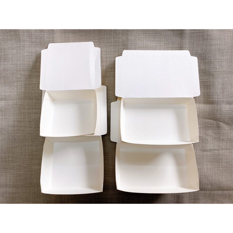 《茉莉餐》🔥空白便當盒🔥100入出貨 空白外帶盒 紙餐盒 便當盒 一體大 一體小 吐司盒 紙粿盒 免洗耗材