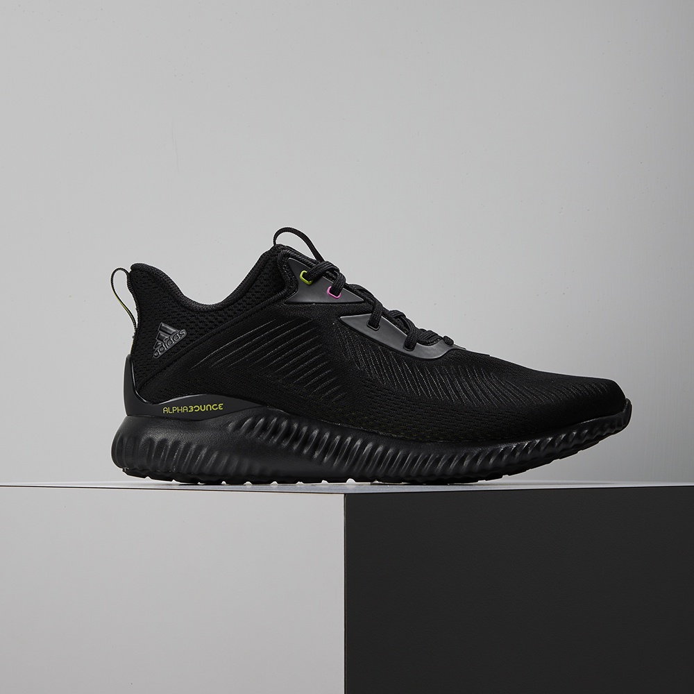 Adidas Alphabounce EK 男 黑 運動 輕量 透氣 避震 慢跑鞋 GY5085