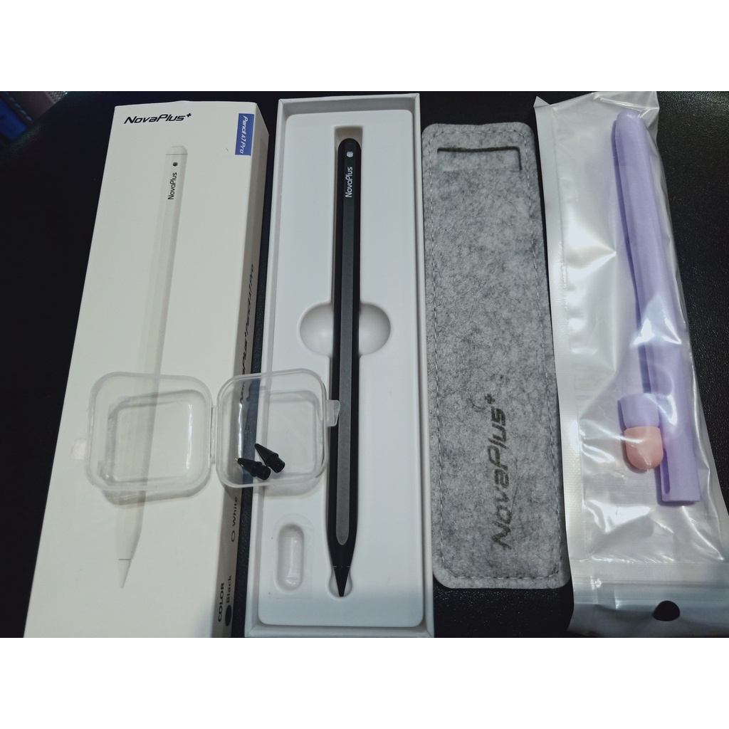 全新僅試用【NovaPlus】Pencil A7 Pro 藍芽磁吸充電iPad手寫繪圖筆（另附贈2個筆頭、保護套、筆套）