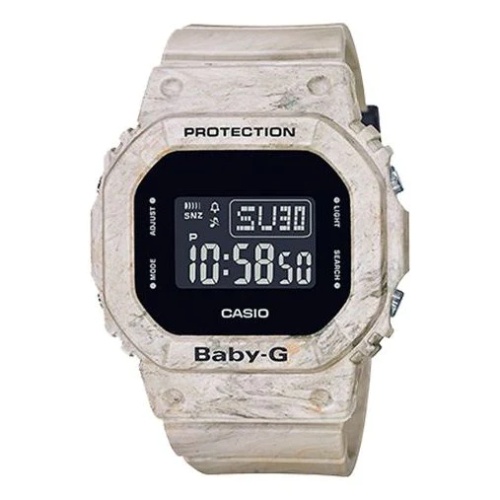 【CASIO 卡西歐】【CASIO 卡西歐】G-SHOCK 地質系大理石紋手錶BGD-560WM-5女錶