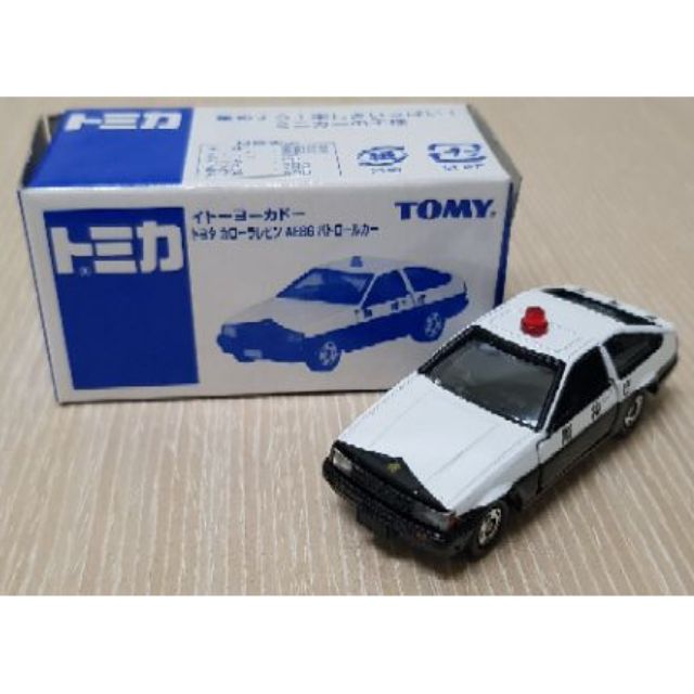 Tomica Toyota AE86( 錯字版  )( AE85 ) 伊藤洋華堂 特注 八角尖尖 警車 警視廳