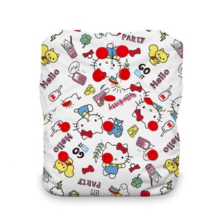 【Hello KittyＸThirsties】限量聯名 My Friends AIO 一體式布尿布｜OuiOui 布尿布