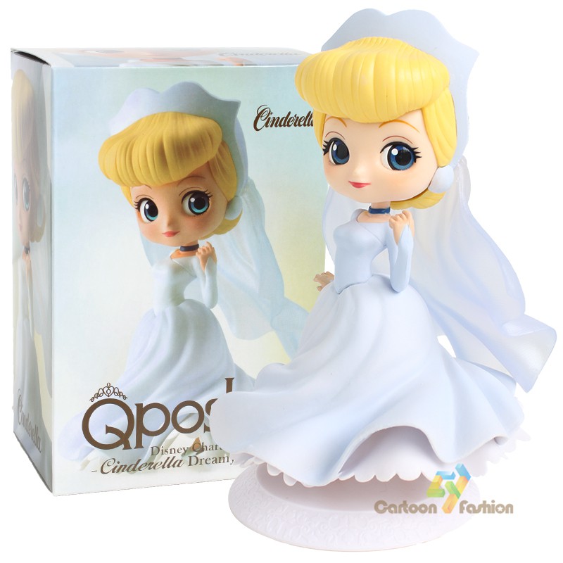 【正版】日本景品 Qposket 仙杜瑞拉 灰姑娘 公主 迪士尼 新娘 婚紗 QP Cinderella