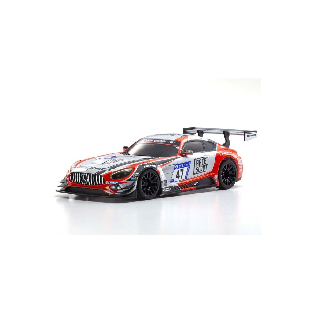 京商KYOSHO MINI-Z ASC車殼 賓士AMG GT3 No.47紅銀塗裝廠車(MZP241FRS)