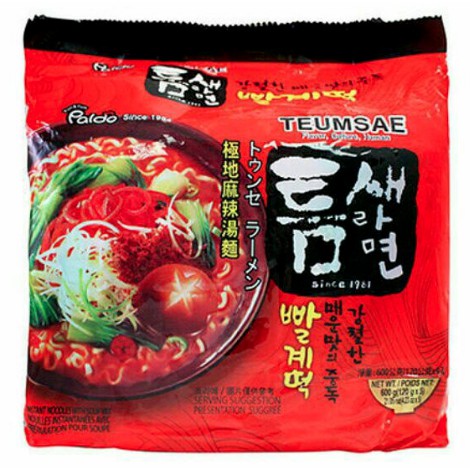 韓國八道paldo 極地麻辣湯麵5入韓國第一辣泡麵全球最辣泡麵top1 縫隙拉麵地獄拉麵 蝦皮購物