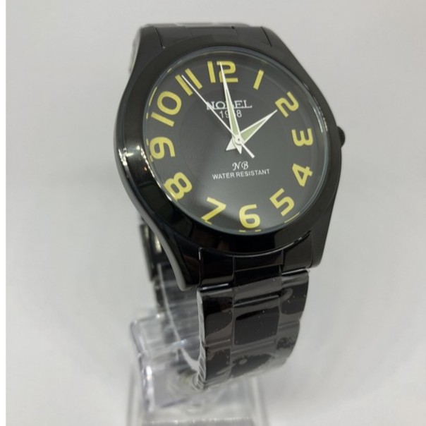 Nobel 諾貝爾錶**60周年慶**含運 不鏽鋼電鍍黑面簡約童趣款 手錶男錶女錶對錶禮物