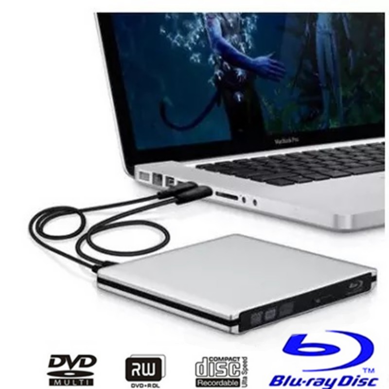 USB3.0外接式藍光光碟機兼dvd/cd燒錄機 藍光COMBO機 可燒錄dvd 隨插即用免驅動