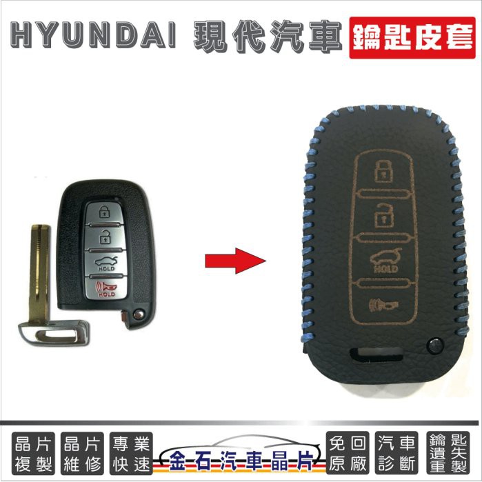 [超特價] HYUNDAI 現代 IX35 Elantra Veloster 晶片鑰匙 皮套 車鑰匙 保護套