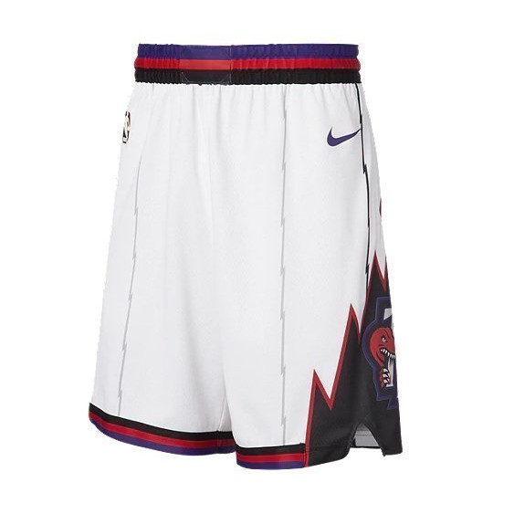 🏀NIKE NBA RAPTORS 暴龍隊 運動短褲 球褲 籃球 透氣 白色 男款 AV4552-100