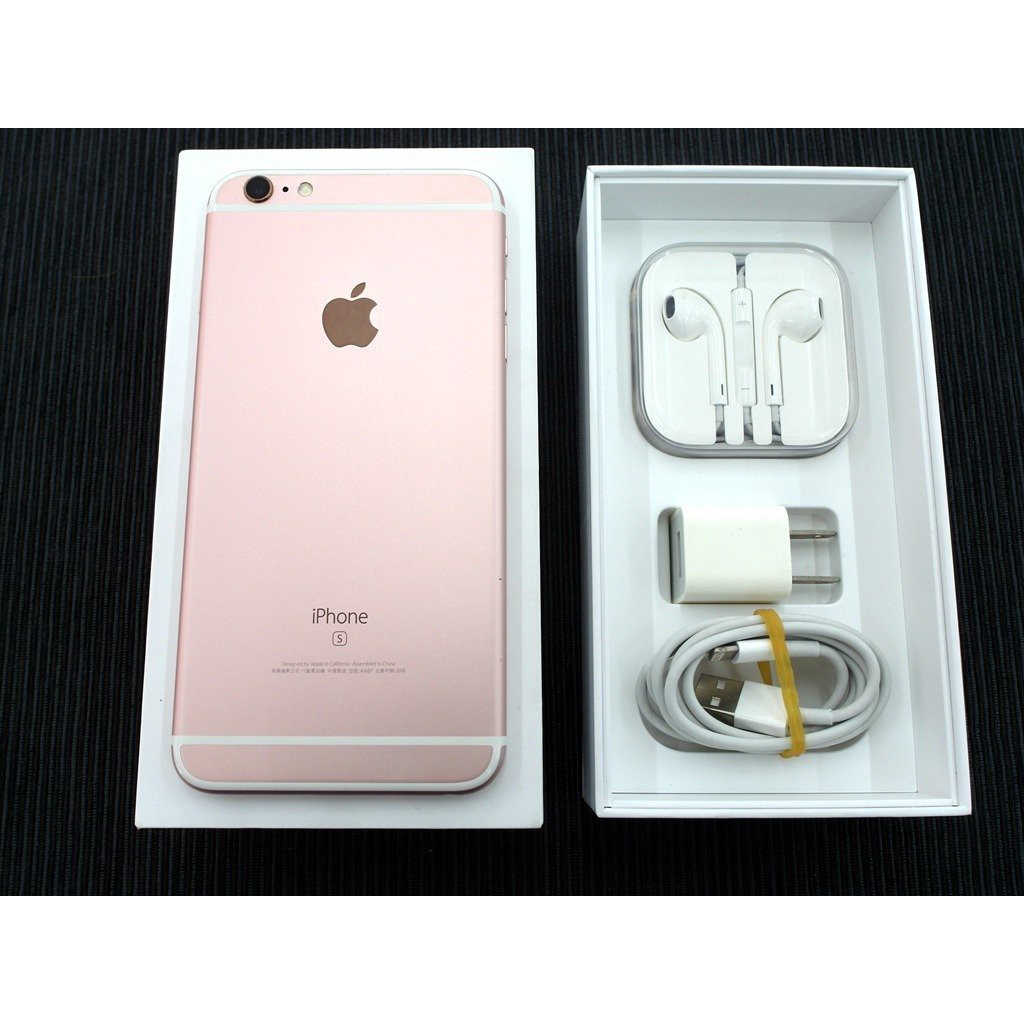 iPhone 6S Plus 玫瑰金 64G/9成新/盒裝與機身序號一樣/盒裝配件齊全/功能正常/無泡水摔機/中彰雲面交