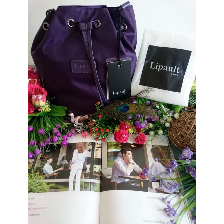 더블유 W兩個世界 Lipault 水桶包 - 紫