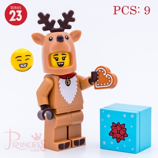 公主樂糕殿 LEGO 樂高 71034 23代 4號 人偶包 麋鹿 馴鹿 禮物盒 col23-4