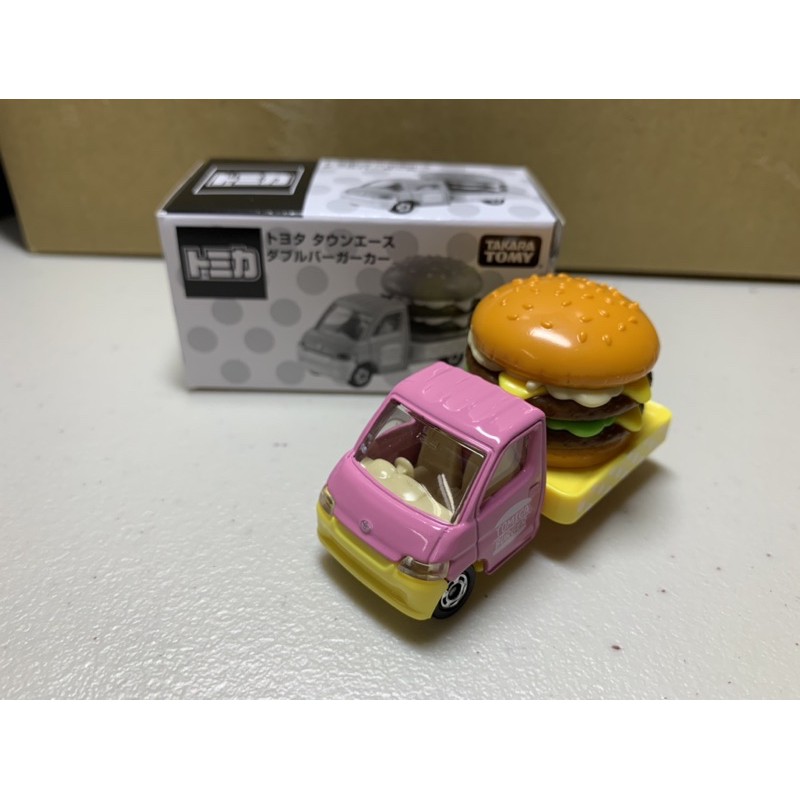 ［現貨］Tomica多美 雙層牛肉吉事堡 漢堡車 粉紅 限定 Toyota