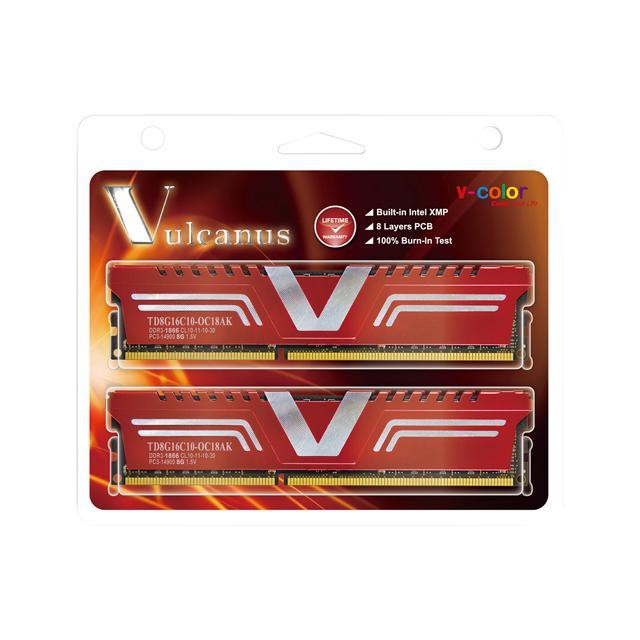 V-Color DDR3-1866 16G (8G*2) 台灣公司貨 終身保固