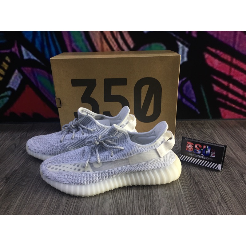 實體店面Adidas Yeezy Boost 350 V2 Static 灰 白 3M 全反光 天使 EF2367