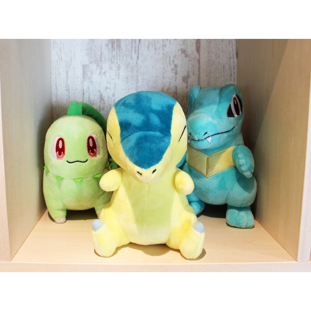 現貨【中心限定】歷代御三家 日版 菊草葉 火球鼠 小鋸鱷 布偶 玩偶 日本代購 精靈寶可夢 神奇寶貝 日本正版 皮卡丘