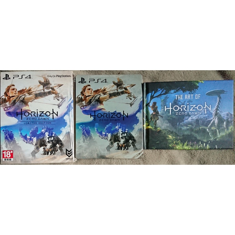 Ps4 Game 中文限定鐵盒版地平線 期待黎明horizon Zero Dawn 含預購特典特仕貼紙 蝦皮購物