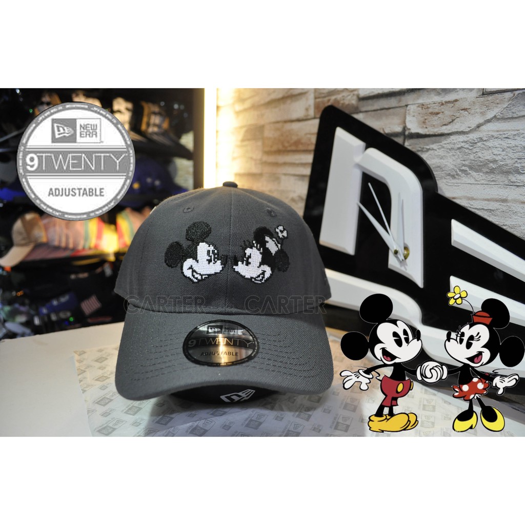 特價New Era Disney Mickey Minnie Mouse Pixel Grey迪士尼米奇米妮像素灰色老帽