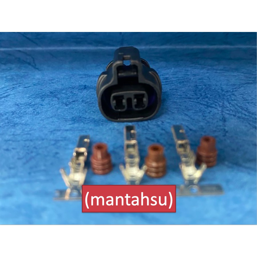 (mantahsu)2P Toyota 倒轉感知器 090型 2孔防水母端連接器 +母端端子