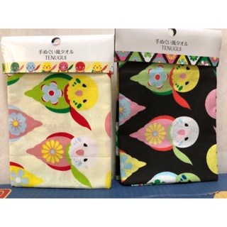 日本100%手繪風純棉鸚鵡毛巾絕版貨收藏價值高