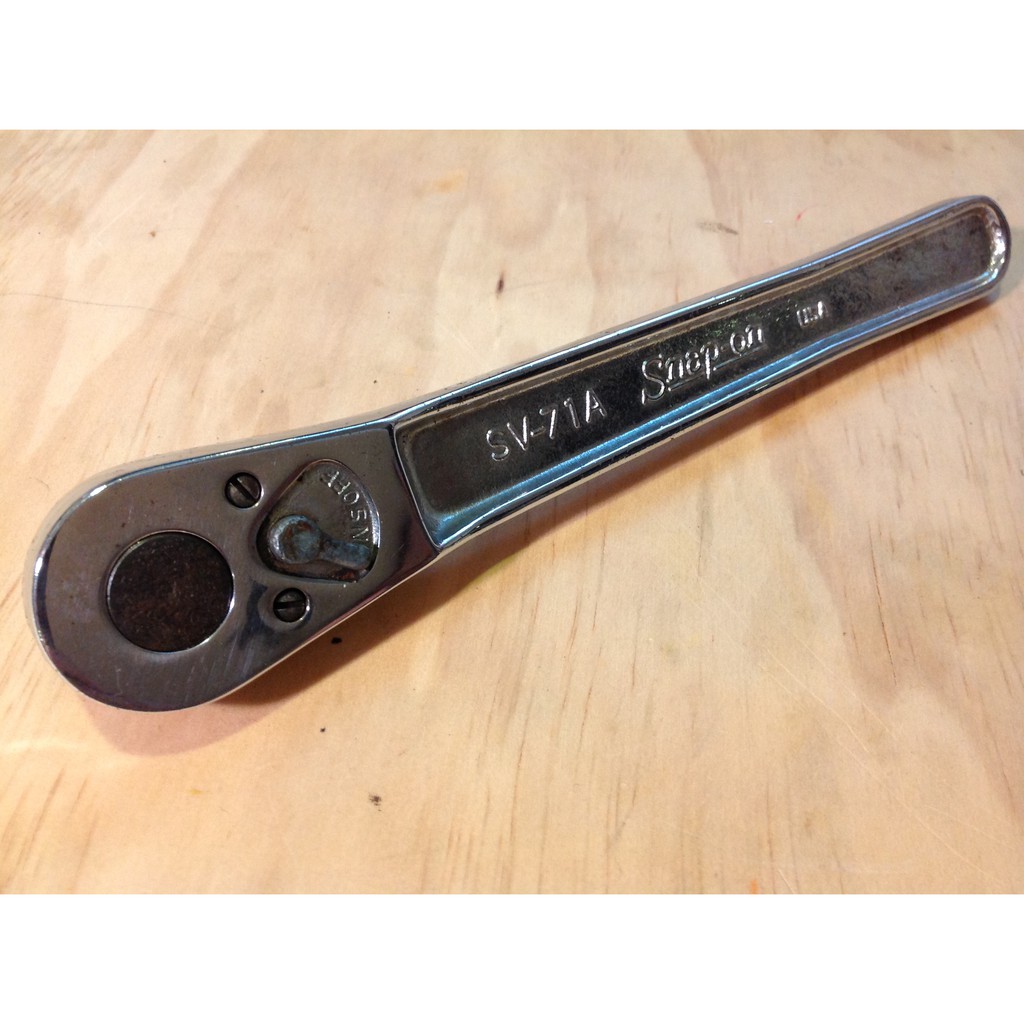 美製老工具 Snap on SV-71A  9.5" 四分棘輪扳手 老庫存全新品 有日期密碼