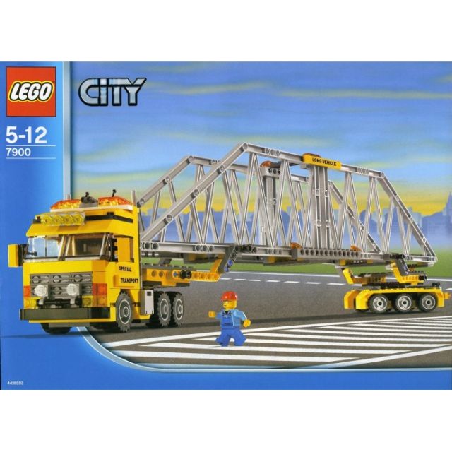 樂高 LEGO 7900
2006年 城市系列 Heavy Loader 鐵橋重型拖車 卡車 橋樑 全新未開 現貨