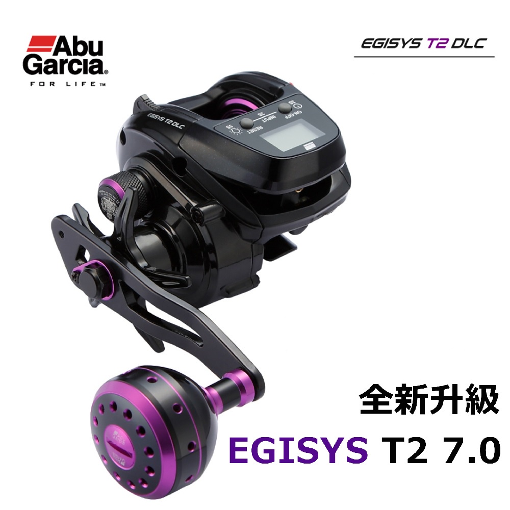 【Abu Garcia】21 EGISYS DLC T2液晶顯示計米 鼓式捲線器 (非電捲)免運