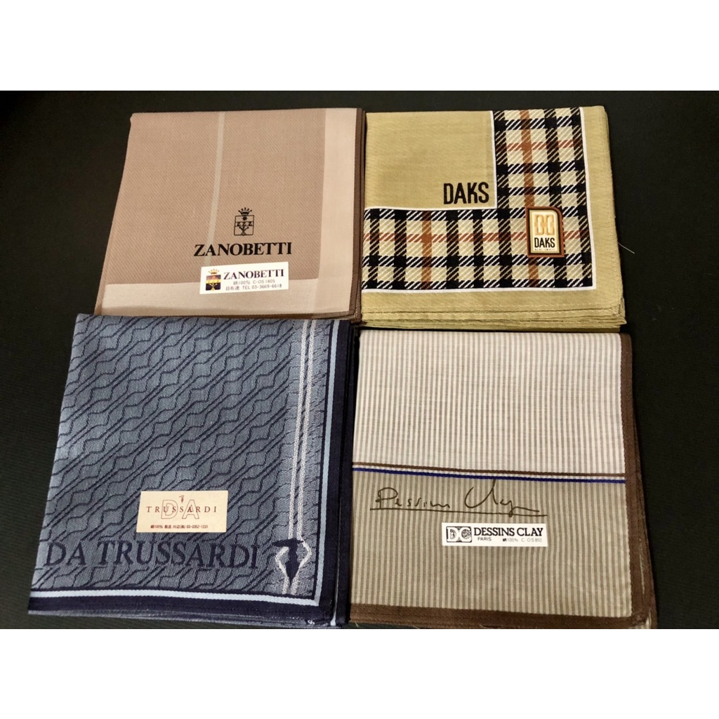 內有多樣商品220226 日本帶回 BURBERRY Celine FEDNI  YSL DAKS   手帕 領巾 絲巾