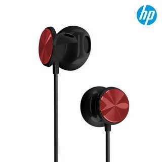 HP 有線 平耳入耳式 降噪 麥克風音樂耳機/耳機 DHH-1112黑色