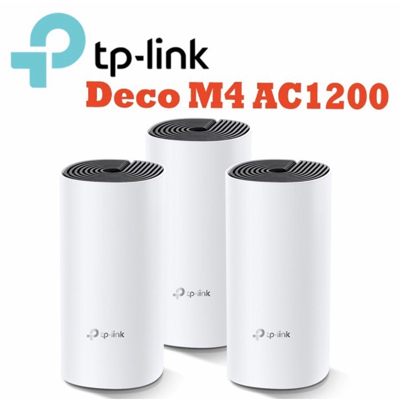 【TP-Link】Deco M4 Mesh無線網路wifi分享系統網狀路由器(1入/路由器）(無盒裝）
