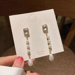 耳環 飾品 耳飾 82350 珍珠耳環潮韓國網紅氣質耳釘復古時尚耳飾女GB507 衣時尚