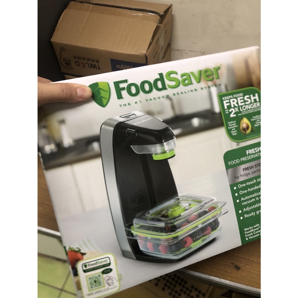 冰箱贈品轉售 Foodsaver FM1200 輕巧型真空密鮮器 全新 (僅拆封查看)